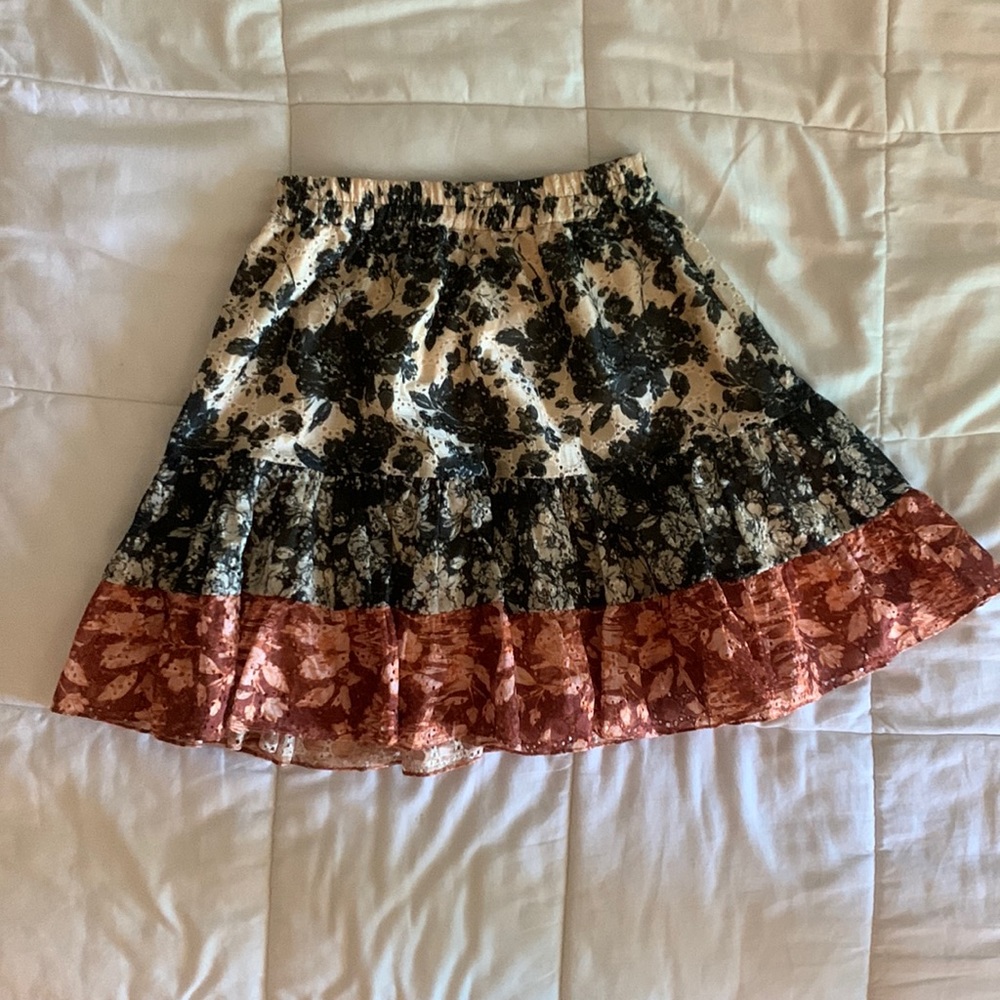 Anthropologie Floral Skirt🥀